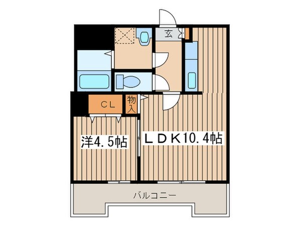 ＵＵＲコ－ト札幌北三条の物件間取画像